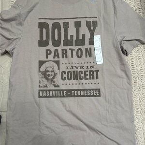Gray Dolly Parton Concert T-Shirt